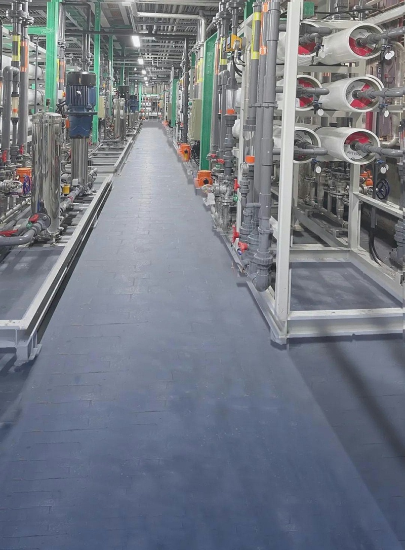 科勒衛(wèi)浴電鍍廢水處理工程現(xiàn)場(chǎng)